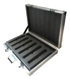 Case Maleta Para 6 Microfones Senheiser Shure Akg