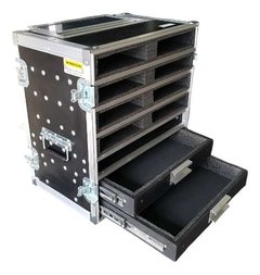 Case Rack Para 8 Bases Sem Fio + 1u + 2 Gavetas