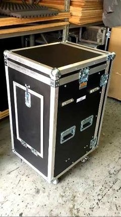 Road Case Rack 14u + Mesa De Som + Gaveta - Universalcases