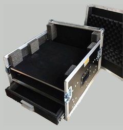 Road Case Rack P/ 01v + 3u E Gaveta