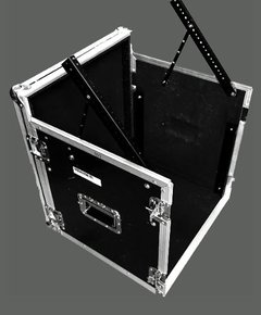 Flight Case Rack 7u E Mesa De Som Inclin. Ajustavel