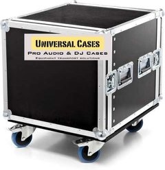 Flight Case Rack 10u Prof. Util 55cm Com Rodas