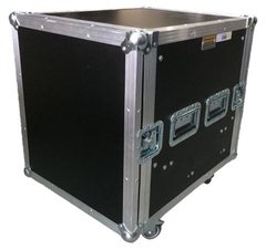 Case Rack 10u 55cm + Case Bau 100x40x60cm Com Rodas