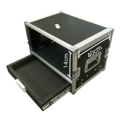 Case rack com gaveta prof. util 40cm - configure - Universalcases