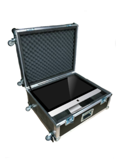 Flight Case Para iMac 21 / 21.5 com rodas - Universalcases