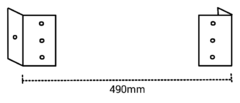 Perfil De Rack 5u - Comprimento 22.5cm. 4 Unidades na internet
