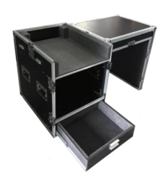 Flight Case Para Yamaha 01v + 10u + Gaveta Bancada L MLZF