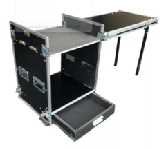 Case Rack Para 01v + 12u + Gaveta Com Bancada Lateral MLZ