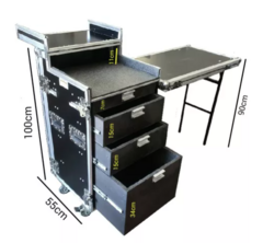 Case Rack Gaveteiro 4 Gavetas + Compartimento Notebook MLZF - comprar online