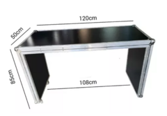 Mesa Bancada Para Dj 120 X 50 X 85cm Com Rodas MLZ - comprar online