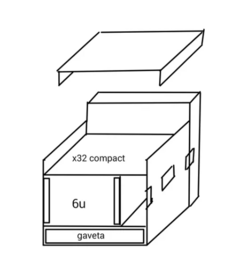 Case Rack Para X32 Compact + 6u + Gaveta MLZ
