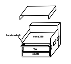 Case Rack Para Behringer X18 + Bandeja + 2u + Gaveta MLZ