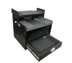 Case Rack Para Mackie Dl1608 + 4u + Gaveta 10cm Modelo Black MLZF