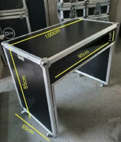 Mesa Bancada Para Dj Profissional Design Exclusivo Com Rodas MLZF - comprar online