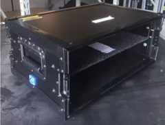 Flight Case Rack 4u Black Com Sistema De Energia MLZF - comprar online