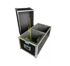 Flight Case Qsc K12 K12.2 Com Rodas E Suporte Empilhamento MLZ na internet