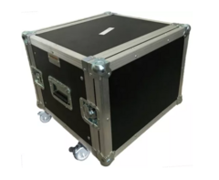 Road Case Rack 8u Profundidade Util 45cm. Com Rodas MLZ - comprar online