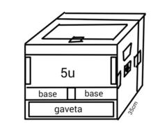 Case Rack Para Ui16 + 1u + 2 Bases + Gaveta + Note MLZ