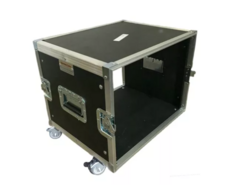 Case Rack 8u Profundidade Util 50cm Com Rodas MLZ