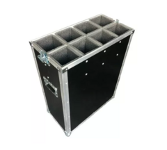 Flight Case Para 8 Pedestais De Microfone MLZ