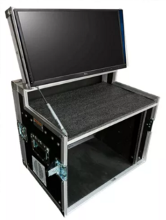 Case Rack Ui24r + 2u + Monitor Até 24 Pol. Com Respiradores MLZ - comprar online