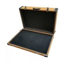 Case vintage para pedalboard 60x40x 12cm. Tweed MLZ