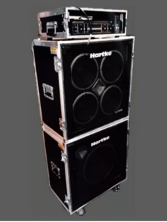 3 Cases Estojo Para Caixas Hartke Vx 115 E Vx410 + Cabeçote MLZF