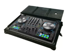 Flight Case Para Traktor S3 Com Suporte Notebook Black MLZ