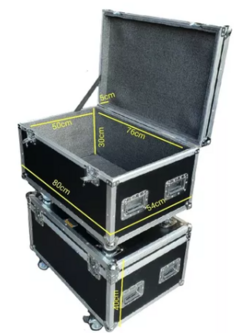 2 Cases Bau Medidas Externas 80 X 54 X 40cm MLZ - comprar online