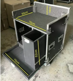 Flight Case Para Impact Si + 12u + 2 Gavetas Soundcraft MLZF na internet