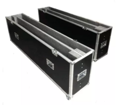 Case Duplo Para Tv 82 Polegadas Com Rodas MLZF