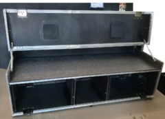 Case Rack Para 2 Monitores + 12u Ideal Para Edição De Video MLZF - loja online