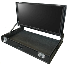 Flight case para monitor Black escolha o tamanho da tela - Universalcases