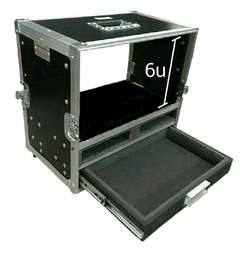 case rack para Ui24 + 2u + 2 bases mics + gaveta - comprar online