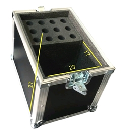 Case Para 12 Microfones + Espaço Cabos na internet