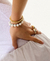 PULSERA PEARL BLUE ORO - comprar online