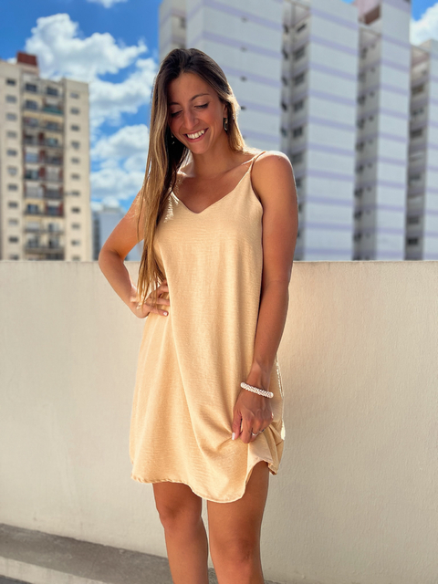 Vestido Catalina Beige