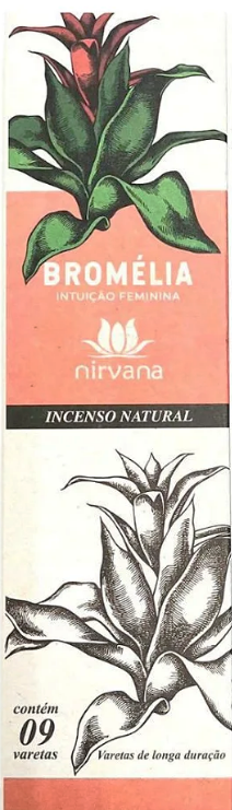 Incenso Natural Nirvana Bromélia - INTUIÇÃO FEMININA