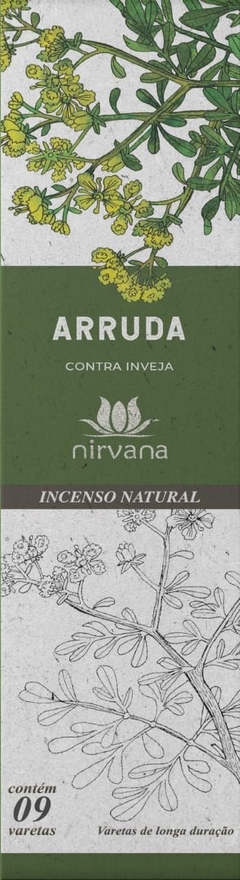 Incenso Natural Nirvana Arruda - comprar online