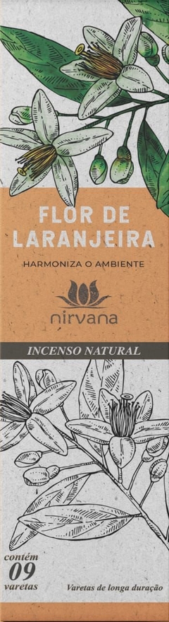 Incenso Natural Nirvana Flor de Laranjeira - comprar online