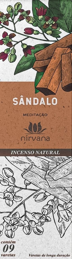 Incenso Natural Nirvana Sândalo - comprar online