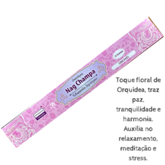 Kit Incenso Massala Nag Champa Darshan 06 cx Orchid - Orquídea - CASA DO PRETO VELHO COMERCIO DE PRODUTOS NATURAIS LTDA