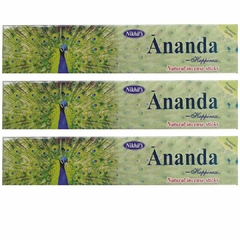 Incenso Massala Premium Nikhil's Ananda Happiness - 3 Caixas - comprar online