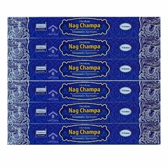 Kit Incenso Massala Nag Champa Darshan 06 cx Blue