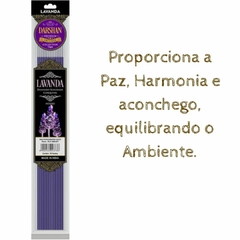 Incenso Premium Lavanda Darshan 5 SK Fechamento Zip - 50 varetas - comprar online