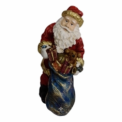 Estatueta Papai Noel Decorativo Enfeite Natalino Em Gesso 2