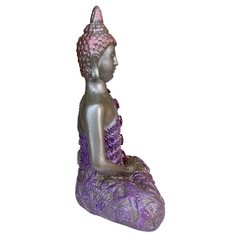 Estatueta Buda Menino Meditando Sorrindo Enfeite Decorativo - loja online