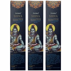 Incenso Indiano Goloka Shiva Premium - 3 Caixas