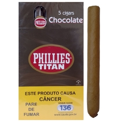 Charuto Titan Phillies - Chocolate na internet