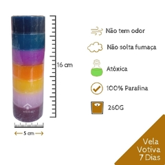 Vela 7 Dias - 7 linhas - Cósmico - comprar online